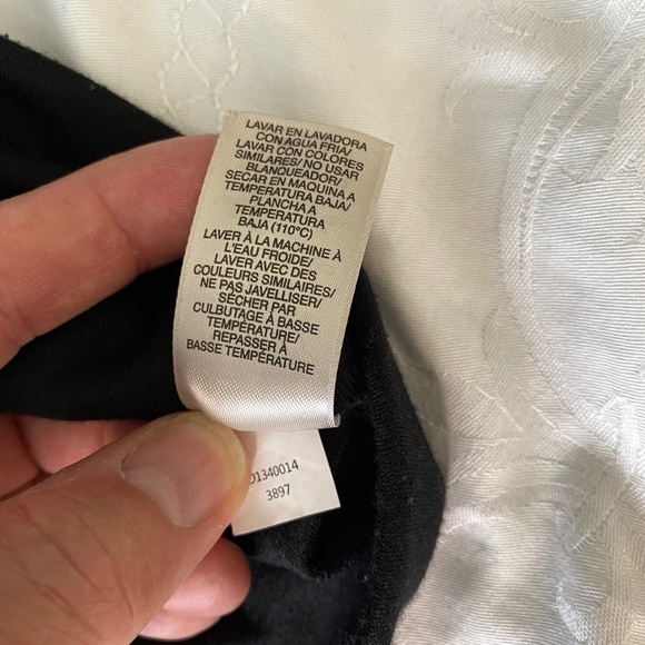 DKNY Jeans Black Off-Center Asymmetric Full Zip Performance Hooded Jacket‎ Large - Picture 10 of 15